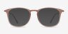 Little Bit Matte Pink MetalEyeglass Frames from EyeBuyDirect, with Tinted Lenses