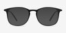Little Bit Matte Black PlasticEyeglass Frames from EyeBuyDirect, with Tinted Lenses