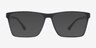 Equation Matte Black PlasticEyeglass Frames from EyeBuyDirect, with Tinted Lenses
