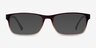 Firefly Brown PlasticEyeglass Frames from EyeBuyDirect, with Tinted Lenses