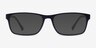 Firefly Matte Navy PlasticEyeglass Frames from EyeBuyDirect, with Tinted Lenses