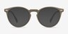 Peninsula Vert Mat PlastiqueMontures de lunettes de vue d'EyeBuyDirect, Avec des Verres Teintés