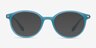 Indigo Blue PlasticEyeglass Frames from EyeBuyDirect, with Tinted Lenses