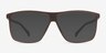 Deluxe Coffee PlasticEyeglass Frames from EyeBuyDirect, with Tinted Lenses