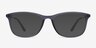 Oliver Matte Gray PlasticEyeglass Frames from EyeBuyDirect, with Tinted Lenses