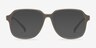 Chuckie Matte Gray PlasticEyeglass Frames from EyeBuyDirect, with Tinted Lenses