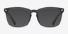 Uptown Matte Gray PlasticEyeglass Frames from EyeBuyDirect, with Tinted Lenses