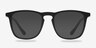 Central Matte Black PlasticEyeglass Frames from EyeBuyDirect, with Tinted Lenses