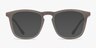 Central Light Brown PlasticEyeglass Frames from EyeBuyDirect, with Tinted Lenses