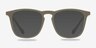 Central Matte Green PlastiqueMontures de lunettes de vue d'EyeBuyDirect, Avec des Verres Teintés