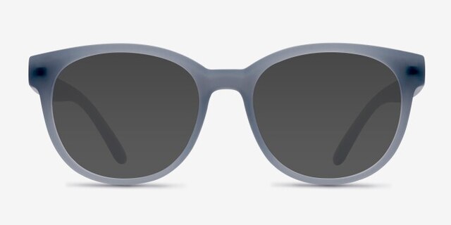 Grace Matte Blue PlastiqueMontures de lunettes de vue d'EyeBuyDirect, Avec des Verres Teintés