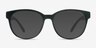 Grace Matte Green PlasticEyeglass Frames from EyeBuyDirect, with Tinted Lenses