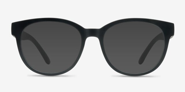 Grace Matte Black PlastiqueMontures de lunettes de vue d'EyeBuyDirect, Avec des Verres Teintés