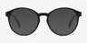 Delaware Matte Black PlasticEyeglass Frames from EyeBuyDirect, with Tinted Lenses