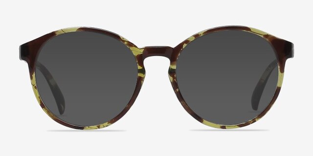 Delaware Écailles PlastiqueMontures de lunettes de vue d'EyeBuyDirect, Avec des Verres Teintés