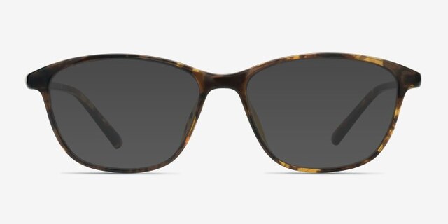District Tortoise PlasticEyeglass Frames from EyeBuyDirect, with Tinted Lenses