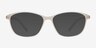 District Matte Beige PlasticEyeglass Frames from EyeBuyDirect, with Tinted Lenses