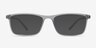 Sullivan Matte Gray PlasticEyeglass Frames from EyeBuyDirect, with Tinted Lenses