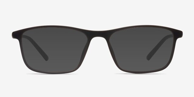 Wyoming Brown PlasticEyeglass Frames from EyeBuyDirect, with Tinted Lenses