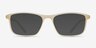 Wyoming Matte Cream PlasticEyeglass Frames from EyeBuyDirect, with Tinted Lenses