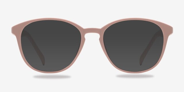 Watermelon Light Pink PlasticEyeglass Frames from EyeBuyDirect, with Tinted Lenses