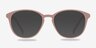Watermelon Light Pink PlasticEyeglass Frames from EyeBuyDirect, with Tinted Lenses