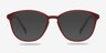 Watermelon Dark Burgundy PlasticEyeglass Frames from EyeBuyDirect, with Tinted Lenses