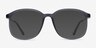 Ithaca Matte Gray PlasticEyeglass Frames from EyeBuyDirect, with Tinted Lenses