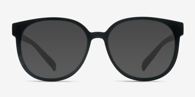 Kilt Matte Black PlasticEyeglass Frames from EyeBuyDirect, with Tinted Lenses