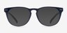 Brick Lane Matte Navy PlasticEyeglass Frames from EyeBuyDirect, with Tinted Lenses