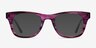 Alisson Violet AcétateMontures de lunettes de vue d'EyeBuyDirect, Avec des Verres Teintés