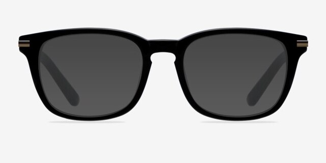 Infinity Noir AcétateMontures de lunettes de vue d'EyeBuyDirect, Avec des Verres Teintés