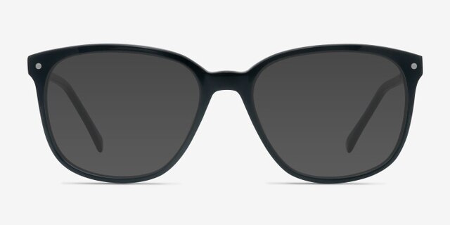 Lisbon Black AcetateEyeglass Frames from EyeBuyDirect, with Tinted Lenses