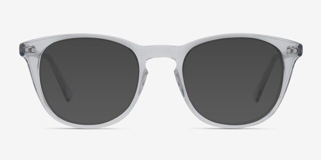 New Day Clear AcetateEyeglass Frames from EyeBuyDirect, with Tinted Lenses
