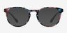 Little Muse Blue Floral PlasticEyeglass Frames from EyeBuyDirect, with Tinted Lenses