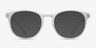 Little Muse Clear PlasticEyeglass Frames from EyeBuyDirect, with Tinted Lenses
