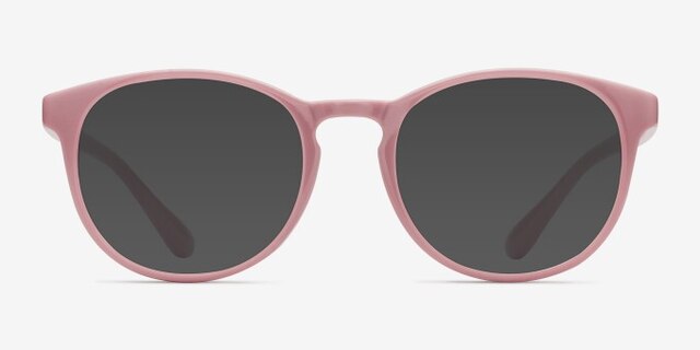 Little Muse Pink PlasticEyeglass Frames from EyeBuyDirect, with Tinted Lenses