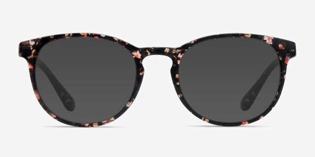 Little Muse Floral PlasticEyeglass Frames from EyeBuyDirect, with Tinted Lenses
