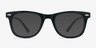 Flurries Black PlasticEyeglass Frames from EyeBuyDirect, with Tinted Lenses