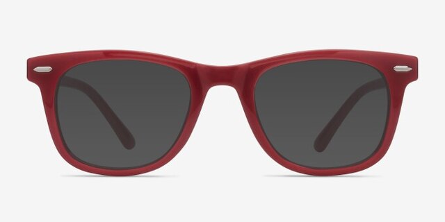 Flurries Pink PlasticEyeglass Frames from EyeBuyDirect, with Tinted Lenses