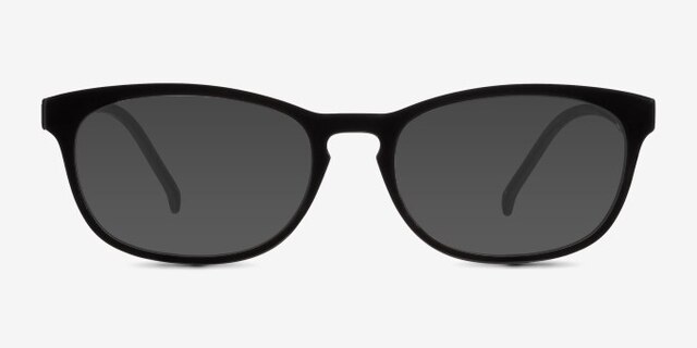Little Drums Black PlasticEyeglass Frames from EyeBuyDirect, with Tinted Lenses