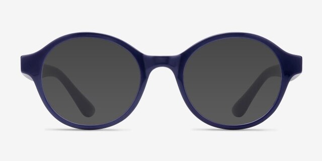 Little Plato Navy PlasticEyeglass Frames from EyeBuyDirect, with Tinted Lenses