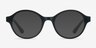 Little Plato Matte Black PlasticEyeglass Frames from EyeBuyDirect, with Tinted Lenses