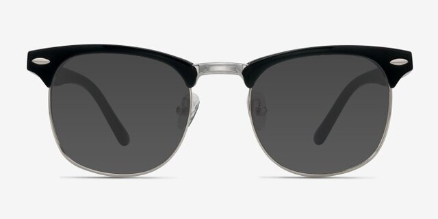 Little Coexist Black Plastic-metalEyeglass Frames from EyeBuyDirect, with Tinted Lenses