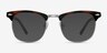 Little Coexist Brown MetalEyeglass Frames from EyeBuyDirect, with Tinted Lenses