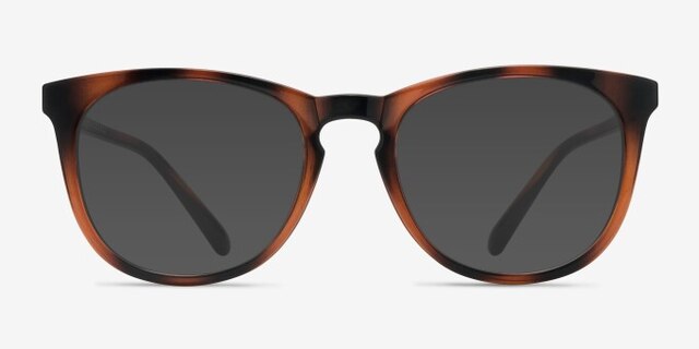 Little Providence Tortoise PlasticEyeglass Frames from EyeBuyDirect, with Tinted Lenses