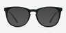 Little Providence Matte Black PlasticEyeglass Frames from EyeBuyDirect, with Tinted Lenses