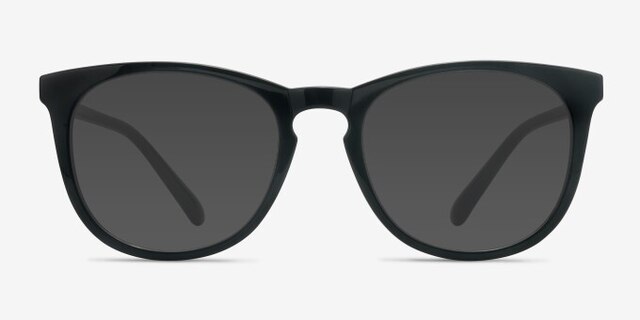 Little Providence Noir PlastiqueMontures de lunettes de vue d'EyeBuyDirect, Avec des Verres Teintés