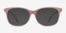 Little Brittany Pink PlasticEyeglass Frames from EyeBuyDirect, with Tinted Lenses