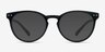 Little Morning Black PlasticEyeglass Frames from EyeBuyDirect, with Tinted Lenses